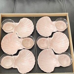 (6) Vintage Karoff Original "Cocktails for Six" Sea-Servers w/ original box